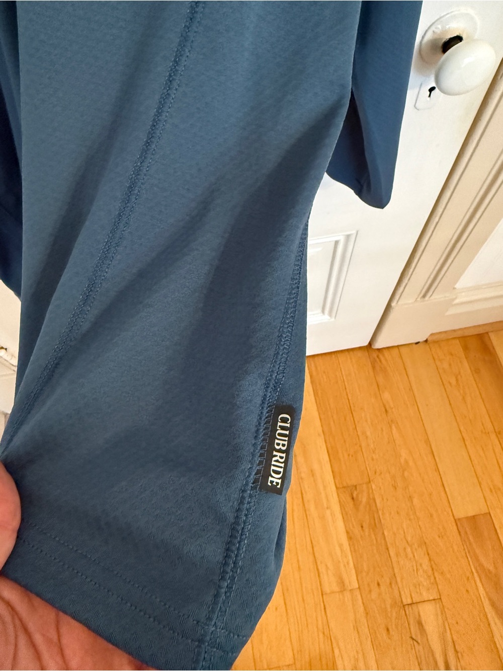 Club Ride Blue Quarter-Zip Performance Pullover XL - Picture 6 of 7